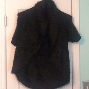 Great Black Short Sleeve Sweater